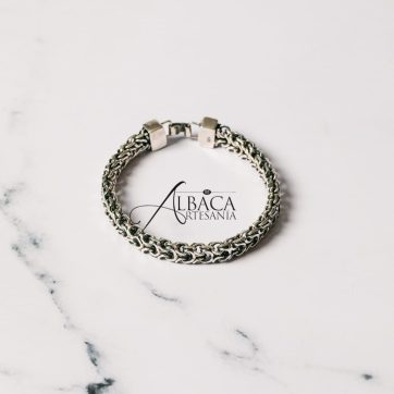 Pulsera realizada en plata de ley 925 m/m